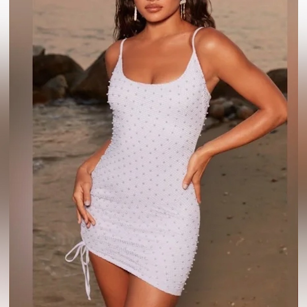 Oh Polly Mini Beaded Dress